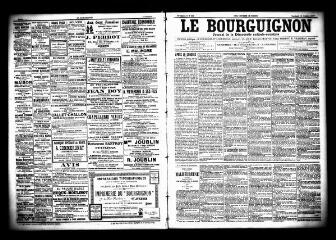 3 vues  - Le Bourguignon : journal de la démocratie radicale socialiste, n° 243, vendredi 16 octobre 1903 (ouvre la visionneuse)