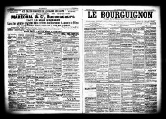 3 vues  - Le Bourguignon : journal de la démocratie radicale socialiste, n° 246, mardi 20 octobre 1903 (ouvre la visionneuse)