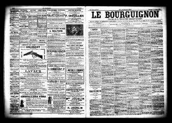 3 vues  - Le Bourguignon : journal de la démocratie radicale socialiste, n° 253, mercredi 28 octobre 1903 (ouvre la visionneuse)