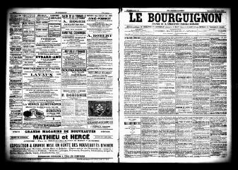 3 vues  - Le Bourguignon : journal de la démocratie radicale socialiste, n° 259, mercredi 4 novembre 1903 (ouvre la visionneuse)
