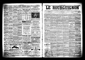 3 vues  - Le Bourguignon : journal de la démocratie radicale socialiste, n° 264, mardi 10 novembre 1903 (ouvre la visionneuse)