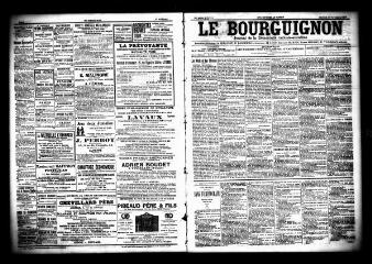 3 vues  - Le Bourguignon : journal de la démocratie radicale socialiste, n° 271, mercredi 18 novembre 1903 (ouvre la visionneuse)