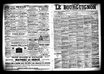 3 vues  - Le Bourguignon : journal de la démocratie radicale socialiste, n° 272, jeudi 19 novembre 1903 (ouvre la visionneuse)