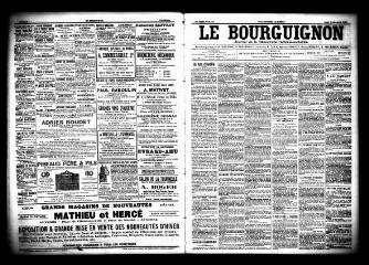 3 vues  - Le Bourguignon : journal de la démocratie radicale socialiste, n° 284, jeudi 3 décembre 1903 (ouvre la visionneuse)