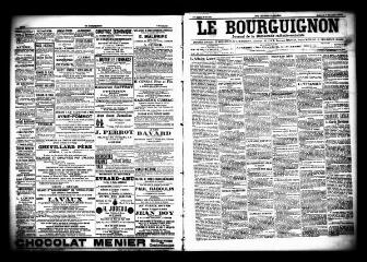 3 vues  - Le Bourguignon : journal de la démocratie radicale socialiste, n° 289, mercredi 9 décembre 1903 (ouvre la visionneuse)