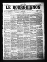 3 vues  - Le Bourguignon : journal de la démocratie radicale-socialiste, n° 1, vendredi 1 janvier 1904 (ouvre la visionneuse)