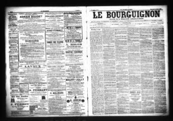 3 vues  - Le Bourguignon : journal de la démocratie radicale-socialiste, n° 4, mercredi 6 janvier 1904 (ouvre la visionneuse)