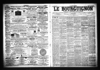 3 vues  - Le Bourguignon : journal de la démocratie radicale-socialiste, n° 7, samedi 9 janvier 1904 (ouvre la visionneuse)