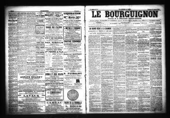 3 vues  - Le Bourguignon : journal de la démocratie radicale-socialiste, n° 20, dimanche 24 janvier 1904 (ouvre la visionneuse)