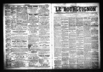 3 vues  - Le Bourguignon : journal de la démocratie radicale-socialiste, n° 24, vendredi 29 janvier 1904 (ouvre la visionneuse)