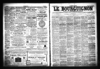 3 vues  - Le Bourguignon : journal de la démocratie radicale-socialiste, n° 25, samedi 30 janvier 1904 (ouvre la visionneuse)