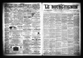 3 vues  - Le Bourguignon : journal de la démocratie radicale-socialiste, n° 30, vendredi 5 février 1904 (ouvre la visionneuse)