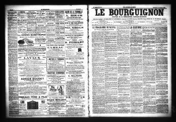 3 vues  - Le Bourguignon : journal de la démocratie radicale-socialiste, n° 44, dimanche 21 février 1904 (ouvre la visionneuse)