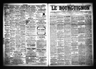 3 vues  - Le Bourguignon : journal de la démocratie radicale-socialiste, n° 51, mardi 1 mars 1904 (ouvre la visionneuse)