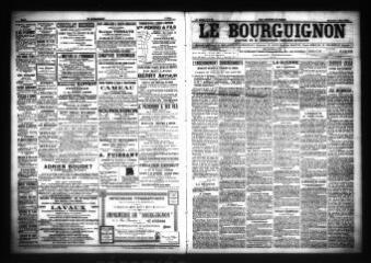 3 vues  - Le Bourguignon : journal de la démocratie radicale-socialiste, n° 58, mercredi 9 mars 1904 (ouvre la visionneuse)