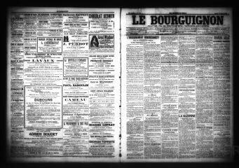 3 vues  - Le Bourguignon : journal de la démocratie radicale-socialiste, n° 65, jeudi 17 mars 1904 (ouvre la visionneuse)