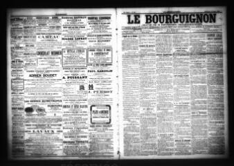 3 vues  - Le Bourguignon : journal de la démocratie radicale-socialiste, n° 68, dimanche 20 mars 1904 (ouvre la visionneuse)