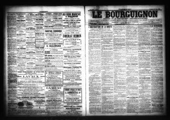 3 vues  - Le Bourguignon : journal de la démocratie radicale-socialiste, n° 72, vendredi 25 mars 1904 (ouvre la visionneuse)