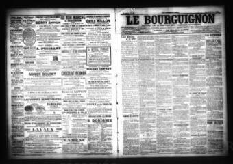 3 vues  - Le Bourguignon : journal de la démocratie radicale-socialiste, n° 73, samedi 26 mars 1904 (ouvre la visionneuse)