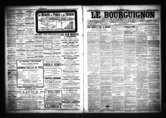3 vues  - Le Bourguignon : journal de la démocratie radicale-socialiste, n° 78, vendredi 1 avril 1904 (ouvre la visionneuse)
