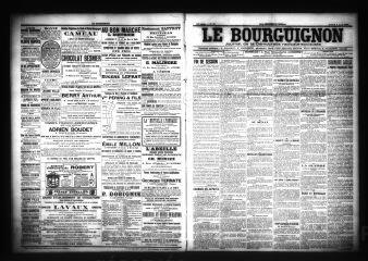 3 vues  - Le Bourguignon : journal de la démocratie radicale-socialiste, n° 79, samedi 2 avril 1904 (ouvre la visionneuse)