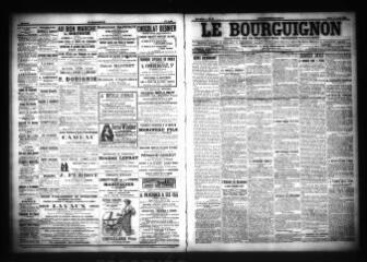 3 vues  - Le Bourguignon : journal de la démocratie radicale-socialiste, n° 88, jeudi 14 avril 1904 (ouvre la visionneuse)