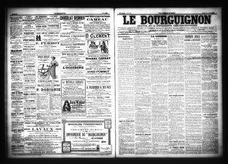 3 vues  - Le Bourguignon : journal de la démocratie radicale-socialiste, n° 94, jeudi 21 avril 1904 (ouvre la visionneuse)