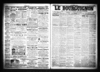 3 vues  - Le Bourguignon : journal de la démocratie radicale-socialiste, n° 96, samedi 23 avril 1904 (ouvre la visionneuse)