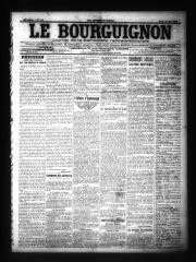 3 vues  - Le Bourguignon : journal de la démocratie radicale-socialiste, n° 118, jeudi 19 mai 1904 (ouvre la visionneuse)