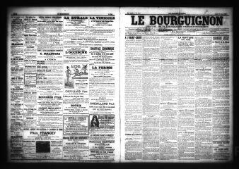 3 vues  - Le Bourguignon : journal de la démocratie radicale-socialiste, n° 123, jeudi 26 mai 1904 (ouvre la visionneuse)