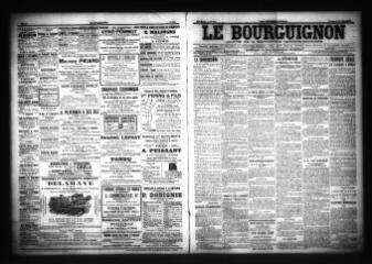 3 vues  - Le Bourguignon : journal de la démocratie radicale-socialiste, n° 124, vendredi 27 mai 1904 (ouvre la visionneuse)