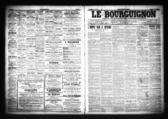 3 vues  - Le Bourguignon : journal de la démocratie radicale-socialiste, n° 127, mardi 31 mai 1904 (ouvre la visionneuse)
