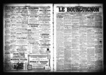 3 vues  - Le Bourguignon : journal de la démocratie radicale-socialiste, n° 130, vendredi 3 juin 1904 (ouvre la visionneuse)