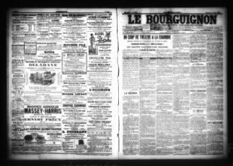 3 vues  - Le Bourguignon : journal de la démocratie radicale-socialiste, n° 138, dimanche 12 juin 1904 (ouvre la visionneuse)
