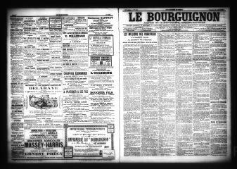 3 vues  - Le Bourguignon : journal de la démocratie radicale-socialiste, n° 148, vendredi 24 juin 1904 (ouvre la visionneuse)