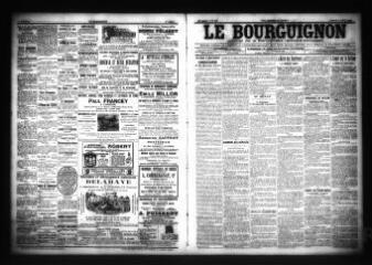 3 vues  - Le Bourguignon : journal de la démocratie radicale-socialiste, n° 155, samedi 2 juillet 1904 (ouvre la visionneuse)