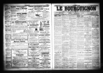 3 vues  - Le Bourguignon : journal de la démocratie radicale-socialiste, n° 167, dimanche 17 juillet 1904 (ouvre la visionneuse)