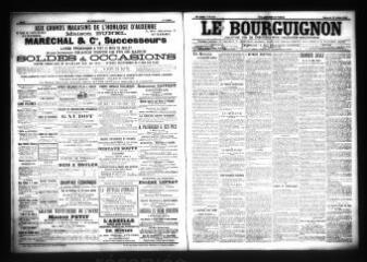 3 vues  - Le Bourguignon : journal de la démocratie radicale-socialiste, n° 169, mercredi 20 juillet 1904 (ouvre la visionneuse)