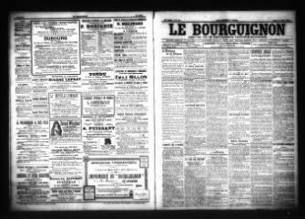 3 vues  - Le Bourguignon : journal de la démocratie radicale-socialiste, n° 170, jeudi 21 juillet 1904 (ouvre la visionneuse)