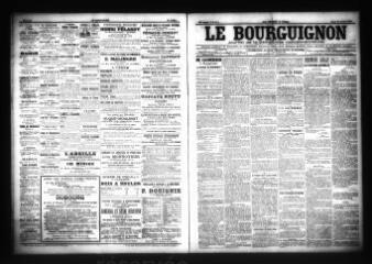 3 vues  - Le Bourguignon : journal de la démocratie radicale-socialiste, n° 174, mardi 26 juillet 1904 (ouvre la visionneuse)