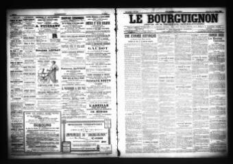 3 vues  - Le Bourguignon : journal de la démocratie radicale-socialiste, n° 179, dimanche 31 juillet 1904 (ouvre la visionneuse)