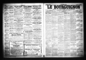 3 vues  - Le Bourguignon : journal de la démocratie radicale-socialiste, n° 181, mercredi 3 août 1904 (ouvre la visionneuse)