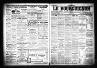 3 vues  - Le Bourguignon : journal de la démocratie radicale-socialiste, n° 182, jeudi 4 août 1904 (ouvre la visionneuse)
