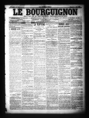 3 vues  - Le Bourguignon : journal de la démocratie radicale-socialiste, n° 185, dimanche 7 août 1904 (ouvre la visionneuse)