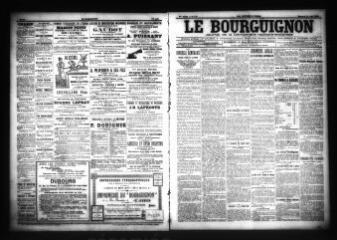 3 vues  - Le Bourguignon : journal de la démocratie radicale-socialiste, n° 198, mercredi 24 août 1904 (ouvre la visionneuse)