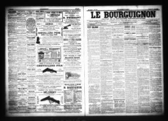3 vues  - Le Bourguignon : journal de la démocratie radicale-socialiste, n° 201, samedi 27 août 1904 (ouvre la visionneuse)