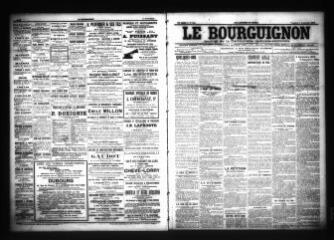 3 vues  - Le Bourguignon : journal de la démocratie radicale-socialiste, n° 205, vendredi 2 septembre 1904 (ouvre la visionneuse)
