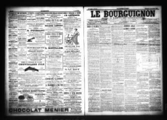 3 vues  - Le Bourguignon : journal de la démocratie radicale-socialiste, n° 207, dimanche 4 septembre 1904 (ouvre la visionneuse)
