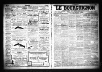 3 vues  - Le Bourguignon : journal de la démocratie radicale-socialiste, n° 216, jeudi 15 septembre 1904 (ouvre la visionneuse)