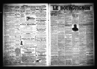 3 vues  - Le Bourguignon : journal de la démocratie radicale-socialiste, n° 224, samedi 24 septembre 1904 (ouvre la visionneuse)